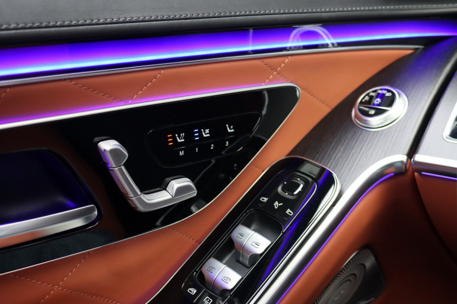 Mercedes-Benz S-Klasse 580 e 4MATIC Lang AMG Line | Airmatic | Distronic+ | Chauffeurspakket | Memory | Stoelventilatie V+A | Burmester | Soft-Close | Digital Light | Vlakkenverwarming | HUD | Zonweringspakket |
