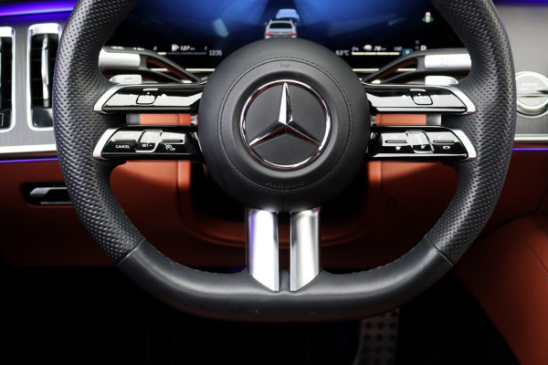 Mercedes-Benz S-Klasse 580 e 4MATIC Lang AMG Line | Airmatic | Distronic+ | Chauffeurspakket | Memory | Stoelventilatie V+A | Burmester | Soft-Close | Digital Light | Vlakkenverwarming | HUD | Zonweringspakket |