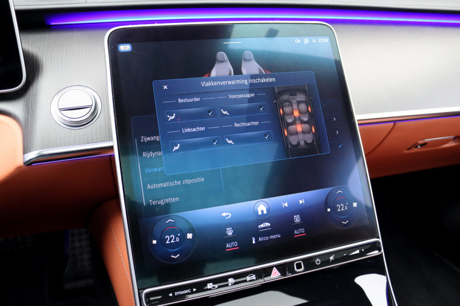 Mercedes-Benz S-Klasse 580 e 4MATIC Lang AMG Line | Airmatic | Distronic+ | Chauffeurspakket | Memory | Stoelventilatie V+A | Burmester | Soft-Close | Digital Light | Vlakkenverwarming | HUD | Zonweringspakket |