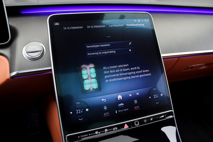 Mercedes-Benz S-Klasse 580 e 4MATIC Lang AMG Line | Airmatic | Distronic+ | Chauffeurspakket | Memory | Stoelventilatie V+A | Burmester | Soft-Close | Digital Light | Vlakkenverwarming | HUD | Zonweringspakket |