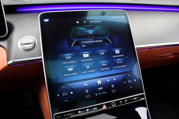 Mercedes-Benz S-Klasse 580 e 4MATIC Lang AMG Line | Airmatic | Distronic+ | Chauffeurspakket | Memory | Stoelventilatie V+A | Burmester | Soft-Close | Digital Light | Vlakkenverwarming | HUD | Zonweringspakket |