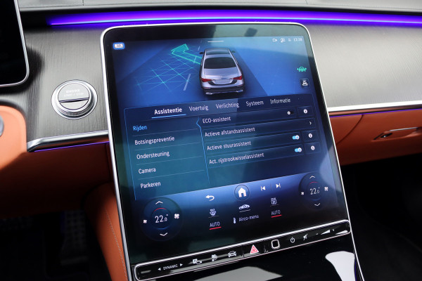Mercedes-Benz S-Klasse 580 e 4MATIC Lang AMG Line | Airmatic | Distronic+ | Chauffeurspakket | Memory | Stoelventilatie V+A | Burmester | Soft-Close | Digital Light | Vlakkenverwarming | HUD | Zonweringspakket |