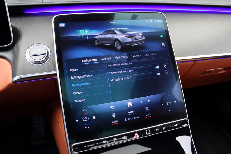 Mercedes-Benz S-Klasse 580 e 4MATIC Lang AMG Line | Airmatic | Distronic+ | Chauffeurspakket | Memory | Stoelventilatie V+A | Burmester | Soft-Close | Digital Light | Vlakkenverwarming | HUD | Zonweringspakket |
