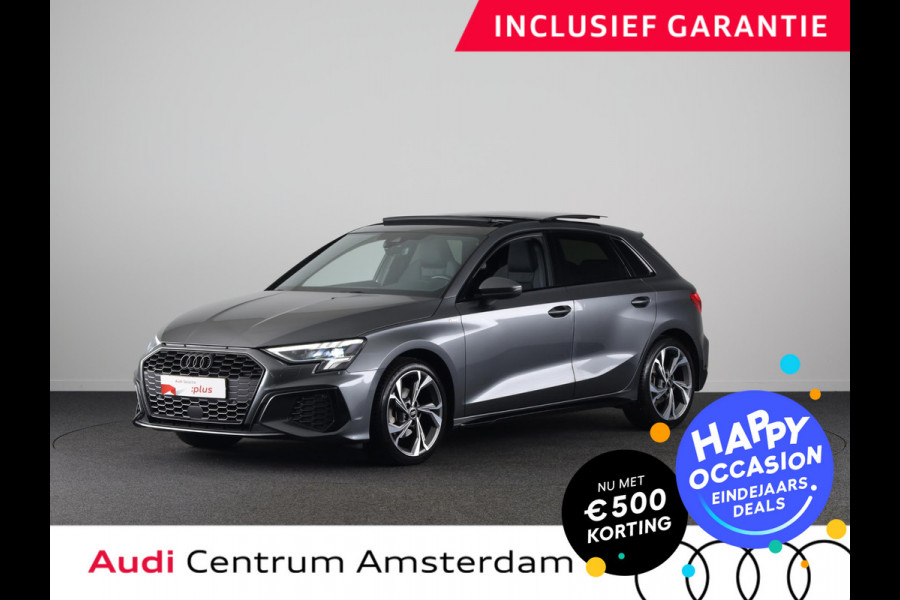 Audi A3 Sportback 35 TFSI S edition 150pk| Panoramadak | 18 inch Lichtmetalen velgen | Apple carplay-/ Android auto | Stoelverwarming
