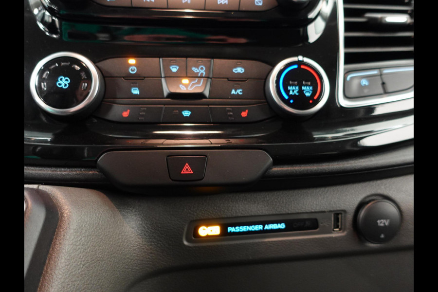 Ford Transit Custom 300 2.0 TDCI L2H1 Dubbele Cabine Automaat Navi Airco 2 Schuifdeuren Trekhaak Parkeersensoren Carplay