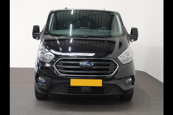 Ford Transit Custom 300 2.0 TDCI L2H1 Dubbele Cabine Automaat Navi Airco 2 Schuifdeuren Trekhaak Parkeersensoren Carplay