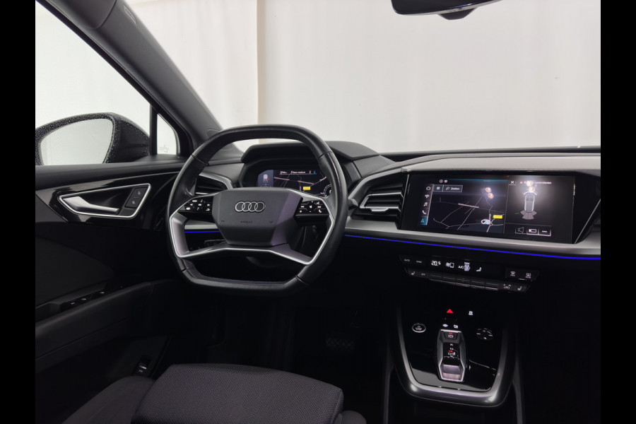 Audi Q4 e-tron 40 Launch edition Advanced Plus 77 kWh (INCL-BTW) *HEATPUMP | ADAPT-CRUISE | MATRIX-LED | NAVI-FULLMAP | KEYLESS | CAMERA | DIGI-COCKPIT | DAB | AMBIENT-LIGHT | SPORT-SEATS | 19''ALU*