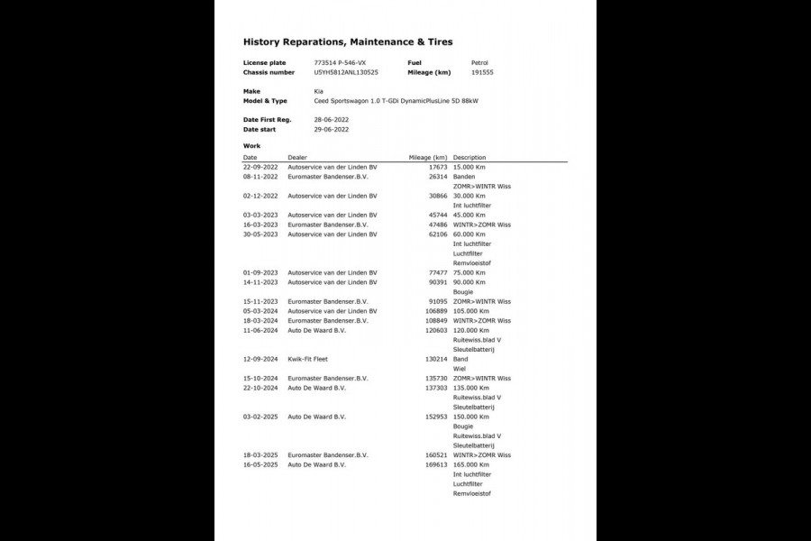 Kia Ceed Sportswagon 1.0 T-GDi DynamicPlusLine|LEDER|CARPLAY|CAMERA|CRUISE|CLIMATE|STOEL+STUURVERW|NAVI|NAP|NL-AUTO|IN.BTW|1e EIG|