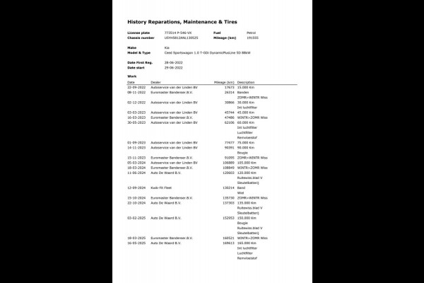 Kia Ceed Sportswagon 1.0 T-GDi DynamicPlusLine|LEDER|CARPLAY|CAMERA|CRUISE|CLIMATE|STOEL+STUURVERW|NAVI|NAP|NL-AUTO|IN.BTW|1e EIG|