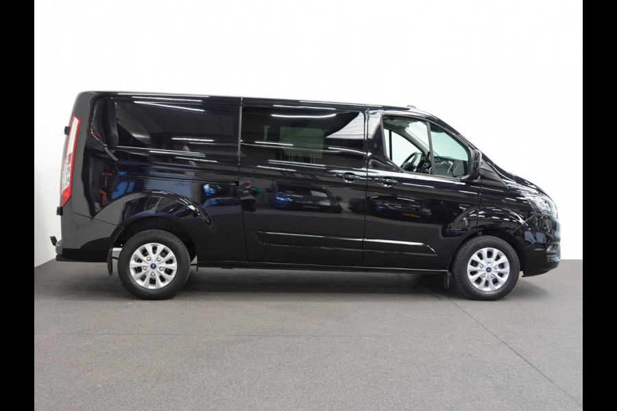 Ford Transit Custom 300 2.0 TDCI L2H1 Limited Dubbele Cabine Navi Airco 2 Schuifdeuren Trekhaak PDC Carplay DAB
