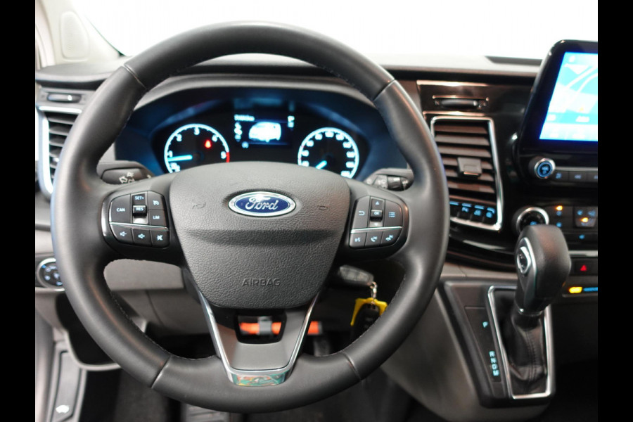 Ford Transit Custom 300 2.0 TDCI L2H1 Limited Dubbele Cabine Navi Airco 2 Schuifdeuren Trekhaak PDC Carplay DAB