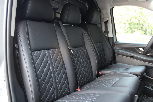 Mercedes-Benz Vito 116 CDI L2 Automaat | BPM VRIJ | Multibeam LED | CarPlay | Camera | Dodehoek | MF Stuur | DAB | Climate control | 3-Zitter | Lederen bekleding