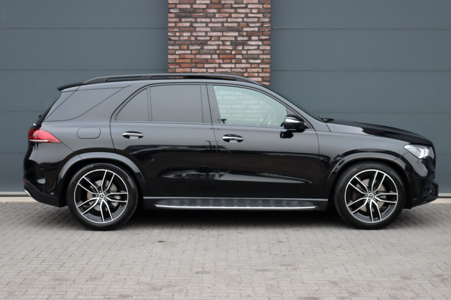 Mercedes-Benz GLE 580 V8 4MATIC Premium+ AMG Line | 7 Zitplaatsen | Airmatic | Distronic+ | Panoramadak | Burmester | Trekhaak | Standkachel | Keyless Go | Surround Camera | Soft-Close | HUD |
