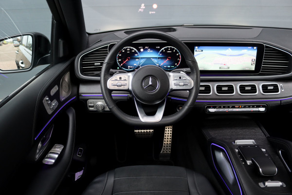 Mercedes-Benz GLE 580 V8 4MATIC Premium+ AMG Line | 7 Zitplaatsen | Airmatic | Distronic+ | Panoramadak | Burmester | Trekhaak | Standkachel | Keyless Go | Surround Camera | Soft-Close | HUD |