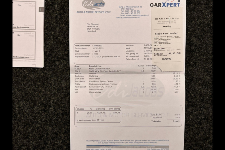 Mitsubishi Eclipse Cross 2.4 PHEV Instyle Camera Stoelverwarming Keyless Lane Assist