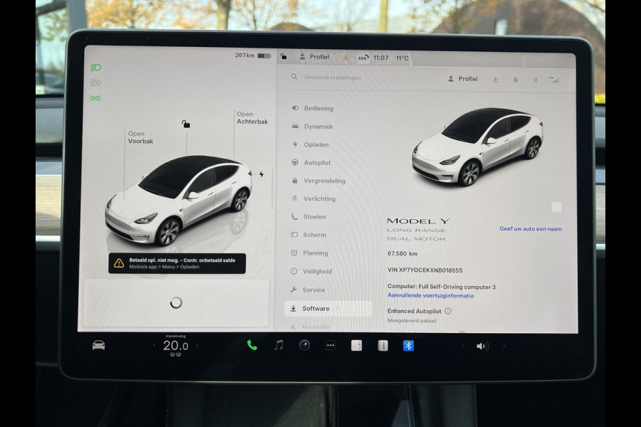 Tesla Model Y Long Range AWD 75 kWh | Enhanced Autopilot | Rijklaar geleverd | Stoel- & Stuurverwarming | Fabrieksgarantie tot 08-2026
