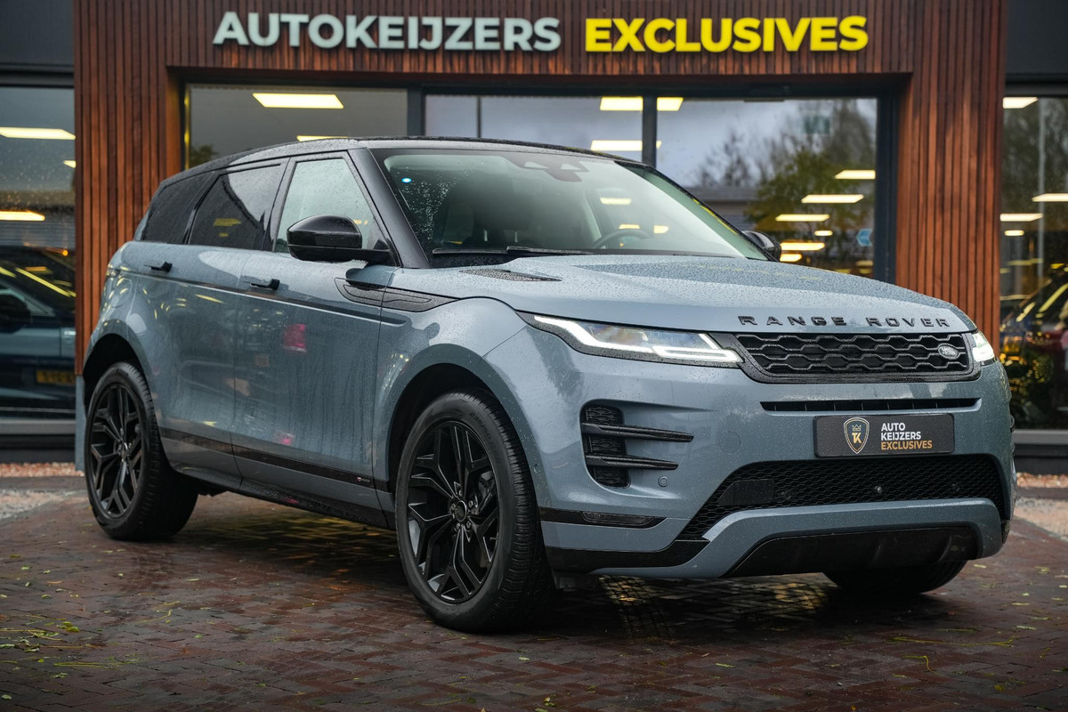 Land Rover Range Rover Evoque 2.0 P300 AWD R-Dynamic HSE Adapt. Cruise Virtual Dash Matrix LED Two Tone Leder Meridian Keyless