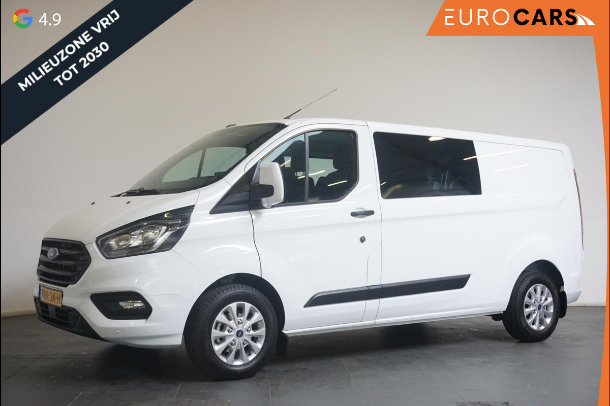 Ford Transit Custom 300 2.0 TDCI L2H1 Trend Dubbele Cabine Airco| Bluetooth| Navi| Trekhaak|