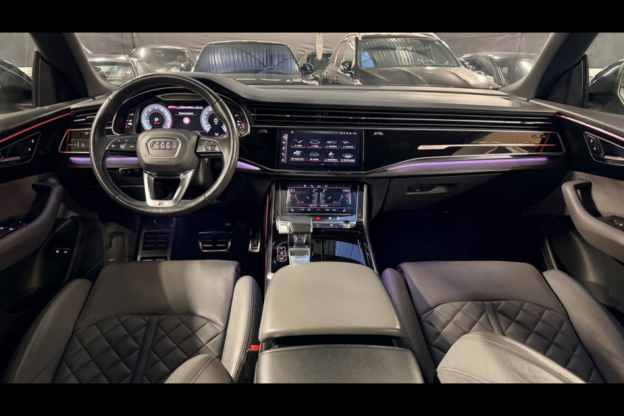 Audi Q8 55 TFSI e quattro |3X S Line|ABT|PANO|SOFTCLOSE|B&O|360CAM|DEALER ONDERHOUDEN| LUCHTVERING |23 INCH|PLUG IN|340PK|BOMVOL!