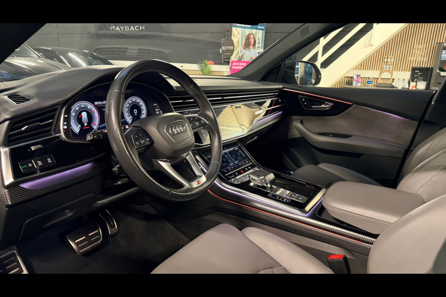 Audi Q8 55 TFSI e quattro |3X S Line|ABT|PANO|SOFTCLOSE|B&O|360CAM|DEALER ONDERHOUDEN| LUCHTVERING |23 INCH|PLUG IN|340PK|BOMVOL!