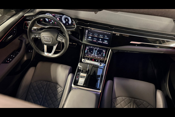 Audi Q8 55 TFSI e quattro |3X S Line|ABT|PANO|SOFTCLOSE|B&O|360CAM|DEALER ONDERHOUDEN| LUCHTVERING |23 INCH|PLUG IN|340PK|BOMVOL!