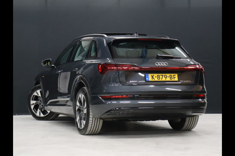 Audi e-tron 55 quattro Business edition Plus 95 kWh [TREKHAAK AFNEEMBAAR, LUCHTVERING, SCHUIFKANTELDAK, MEMORY SEATS, APPLE CARPLAY, ANDROID, SPORTSTOELEN, ADAPTIVE CRUISE, PDC V+A, STOELVERWARMING, NIEUWSTAAT]
