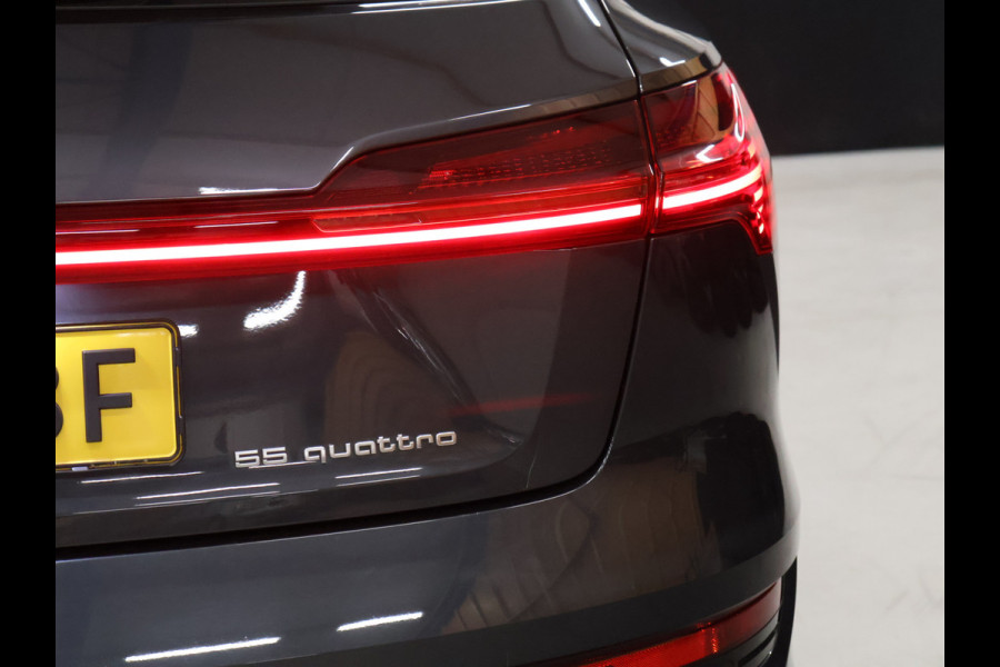 Audi e-tron 55 quattro Business edition Plus 95 kWh [TREKHAAK AFNEEMBAAR, LUCHTVERING, SCHUIFKANTELDAK, MEMORY SEATS, APPLE CARPLAY, ANDROID, SPORTSTOELEN, ADAPTIVE CRUISE, PDC V+A, STOELVERWARMING, NIEUWSTAAT]