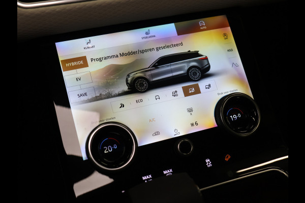 Land Rover Range Rover Velar 2.0 P400e S [MEMORY SEATS, APPLE CARPLAY, ANDROID, MERIDIAN SOUND, AANPASBARE RIJMODUS, 360 CAMERA, VOL LEDER, STOELVERWARMING, CRUISE, CLIMATE, NIEUWSTAAT]