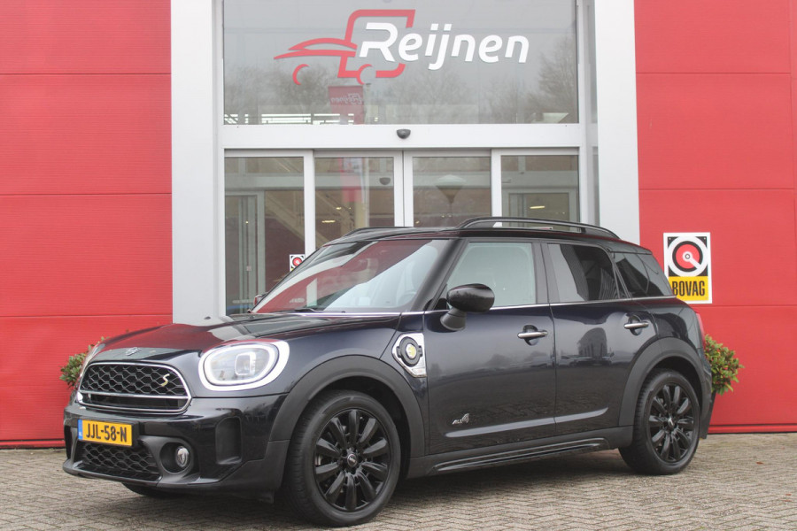 MINI Countryman 2.0 Cooper S E 220PK ALL4 CHILI | UNION JACK ACHTERLICHTEN | LEDEREN BEKLEDING | ELEKTRISCH BEDIENBARE VOORSTOELEN MET GEHEUGENFUNSCTIE OP DE BESTUURDERSSTOEL | STOEL/VOORRUIT VERWARMING | FULL LED KOPLAMPEN | DRAADLOZE APPLE CARPLAY/ANDROID AUTO | DRAADLOZE TELEFOONLADER | NAVIGATIE | EXTRA GETINTE ACHTERRUITEN | ZWART DAK | 18" LICHTMETALEN VELGEN BLACK 10 SPAAKS | ACHTERUITRIJ CAMERA | PARKEERSENSOREN VOOR EN ACHTER | CLIMATE CONTROL | KEYLESS ENTRY/START | HUD (HEAD UP DISPLAY) | ADAPTIVE CRUISE CONTROL | DAB+ RADIO | DONKERE HEMEL BEKLEDING |