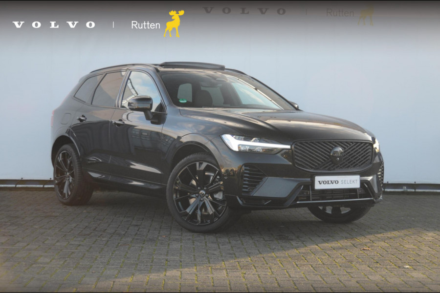 Volvo XC60 T6 350PK Automaat AWD Plus Black Edition / Adaptieve cruise control / BLIS / Panoramadak / Stoel - en stuurverwarming / Keyless entry / Elektrische stoelen / Parkeersensoren met 360 camera