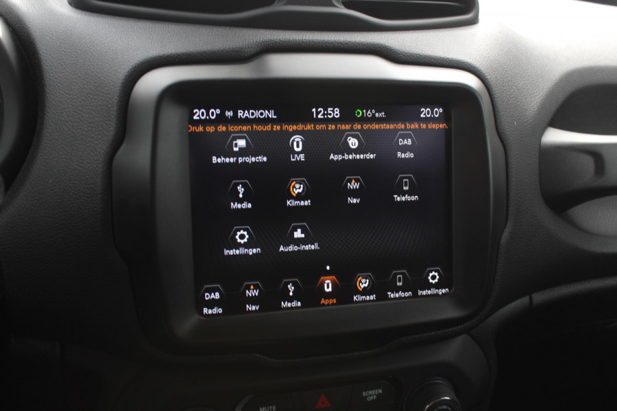 Jeep Renegade 1.4 MultiAir Limited / Nieuwe distr.riem! / Trekhaak / Navigatie / CarPlay / 17'' / Parkeerhulp V+A / DAB / ACC