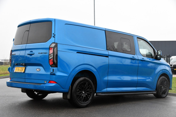 Ford Transit Custom 300 2.0 TDCI L2H1 Limited DC PB Edition Virtual, Cruise, Carplay, 2 x Schuifdeur, LED, 136pk, Automaat, Stuurverwarming, Stoelverwarming, Uniek!