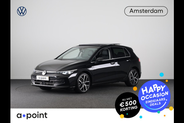 Volkswagen Golf 1.5 eHybrid Style Edition 204PK | Panoramadak | Wegklapbare trekhaak | Sportonderstel | Led matrix | Stoelverwarming | 18 Inch