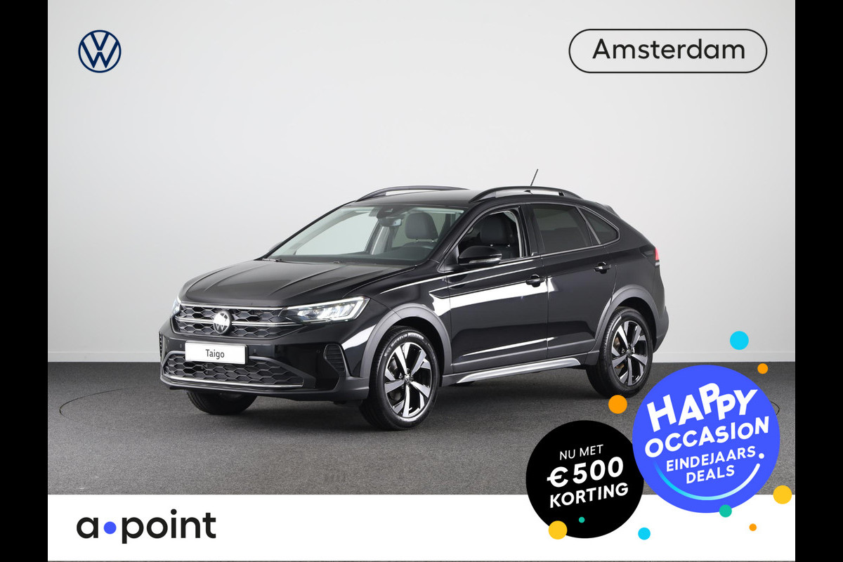 Volkswagen Taigo Oranje Edition 1.0 85 kW / 116 pk TSI CUV 7 versn. | Automaat (DSG) | Private lease vanaf € 567,- pm | Navigatie  | Parkeersensoren | Achteruitrijcamera | Stoelverwarming |