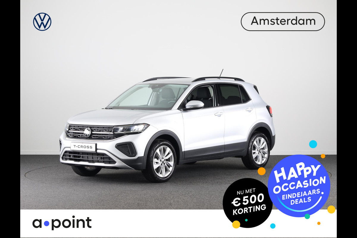 Volkswagen T-Cross 1.0 TSI Life Edition 95PK | Private lease vanaf € 559,- pm | Navigatie | Camera | Stoelverwarming | Climate Control |