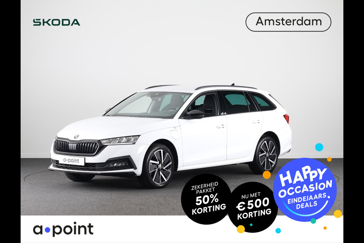 Škoda Octavia Combi 1.4 TSI iV PHEV Sportline Business 204pk  Plug in Hybrid | Privatelease vanaf 675,-- | Navigatie | 18 inch Lichtmetalen velgen | Travel Pakket