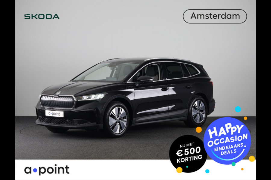 Škoda ENYAQ iV 80 204pk | Verwarmd sturuwiel | Wegklapare trekhaak | Warmtepomp | Parkeercamera