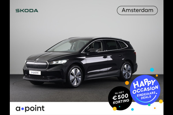 Škoda ENYAQ iV 80 204pk | Verwarmd sturuwiel | Wegklapare trekhaak | Warmtepomp | Parkeercamera