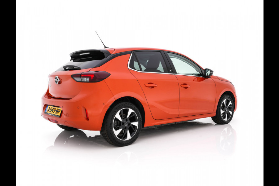 Opel CORSA-E Elegance 50 kWh [ 3-Fase ] {SOH-94%} (INCL-BTW) Aut. *FULL-LED | DIGI-COCKPIT | LEATHER-MICROFIBRE | NAVI-FULLMAP |  CAMERA | CARPLAY | ECC | KEYLESS | CRUISE | DAB | LANE-ASSIST | PDC | SPORT-SEATS | PRIVACY-GLASS | 16"ALU*