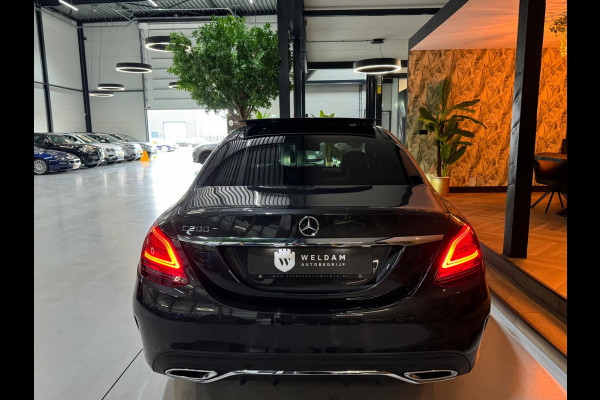 Mercedes-Benz C-Klasse 200 Business Solution AMG Garantie NAP Pano Camera PDC Cruise Digitale Cockpit Sfeer Clima Navi Rijklaar