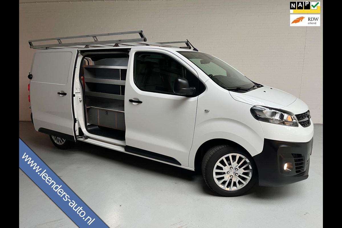 Opel Vivaro L3H1 SERVICEWAGEN 1.5 CDTI 102PK euro6 Edition 3Persoons, Imperiaal, Kasten, Airco, Trekhaak 2000KG, RIJKLAARPRIJS!