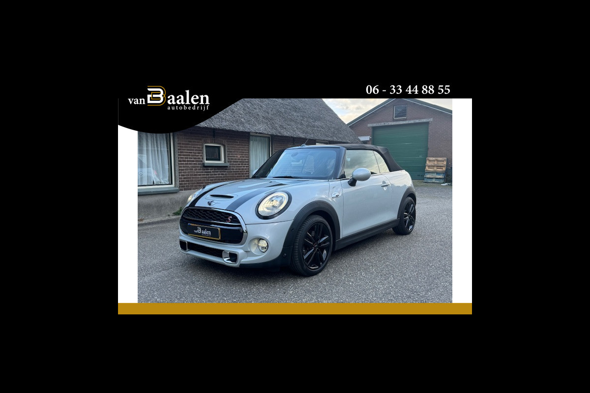 MINI Cabrio 2.0 Cooper S 192Pk JCW AUTOMAAT XENON UNION JACK NAVI ECC 96000KM!!!