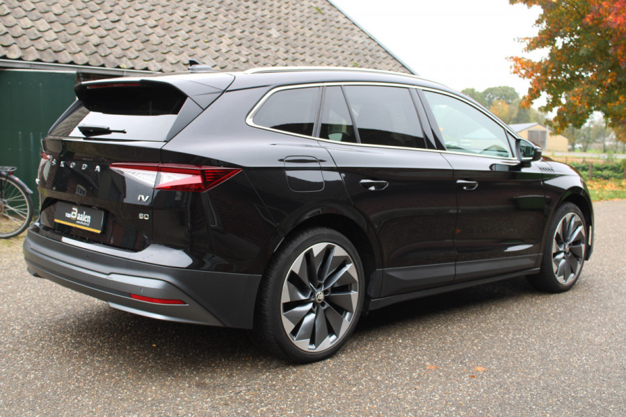 Škoda ENYAQ iV 80 First Edition LEER PANO SOH 93% CRYSTAL LED