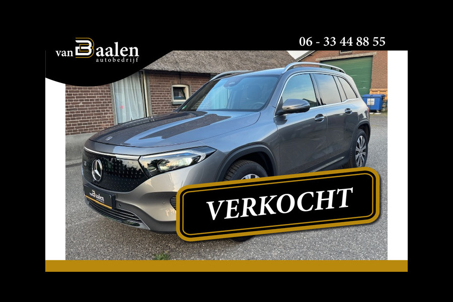 Mercedes-Benz EQB 350 4MATIC 71 kWh **VERKOCHT!!**