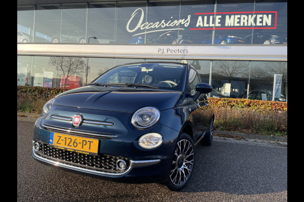Fiat 500C 1.0 Hybrid dolcivita Airco - Cruise control - Parkeersensoren achter - Open dak - Bluetooth - Navigatiesysteem - Mistlampen voor - Stuur multifunctioneel - Elektrische ramen voor - Stuur leder - Licht metalen vel
