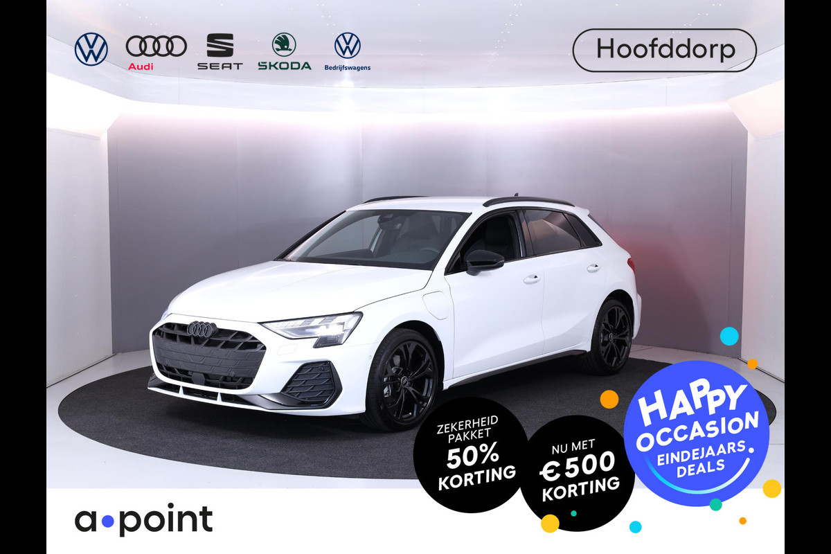 Audi A3 Sportback 40 TFSI e S edition 204 pk S-tronic | Verlengde garantie | Navigatie | Parkeersensoren (Park assist) | Matrix LED koplampen | Elektr. bestuurdersstoel | S-Line |