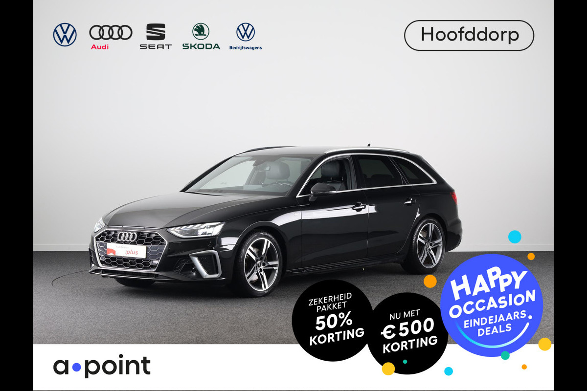 Audi A4 Avant 35 TFSI S-Line 150 pk Automaat (S-Tronic) | Verlengde garantie | Navigatie | Parkeersensoren achter | Autom. airco (3 zones) | S-Line