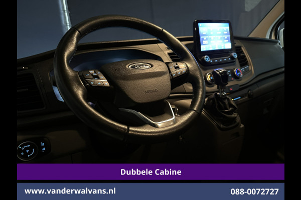 Ford Transit Custom 2.0 TDCI 131pk L2H1 Dubbele Cabine Euro6 Airco | 6-Zits | Navigatie | LED | Apple Carplay | Cruisecontrol Android Auto, Parkeersensoren, Stoelverwarming, Verwarmde voorruit, 2800kg trekvermogen