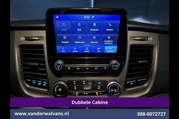 Ford Transit Custom 2.0 TDCI 131pk L2H1 Dubbele Cabine Euro6 Airco | 6-Zits | Navigatie | LED | Apple Carplay | Cruisecontrol Android Auto, Parkeersensoren, Stoelverwarming, Verwarmde voorruit, 2800kg trekvermogen