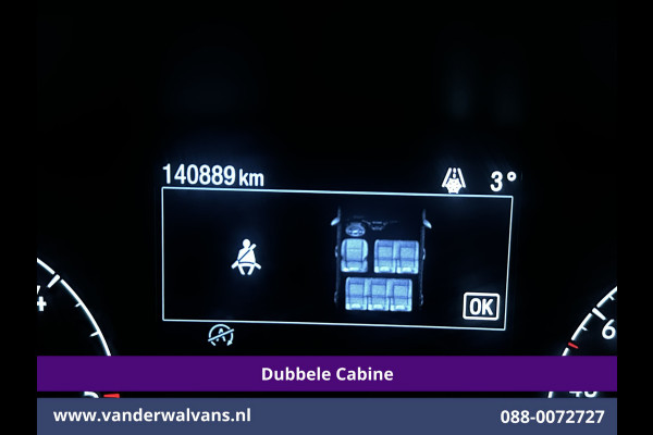 Ford Transit Custom 2.0 TDCI 131pk L2H1 Dubbele Cabine Euro6 Airco | 6-Zits | Navigatie | LED | Apple Carplay | Cruisecontrol Android Auto, Parkeersensoren, Stoelverwarming, Verwarmde voorruit, 2800kg trekvermogen